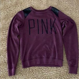 Pink crew neck